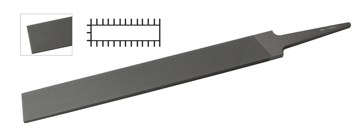 Glardon Vallorbe Swiss 6" Hand File Cut 00 Extra Coarse - LP1163 by PMC Supplies