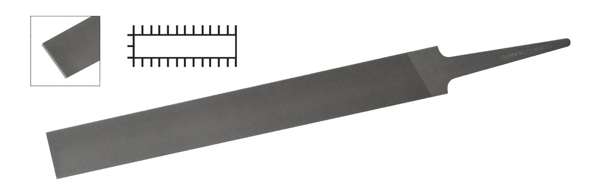 Glardon™ Vallorbe Swiss 6" Hand File Cut 2 Medium - LP1163 by PMC Supplies