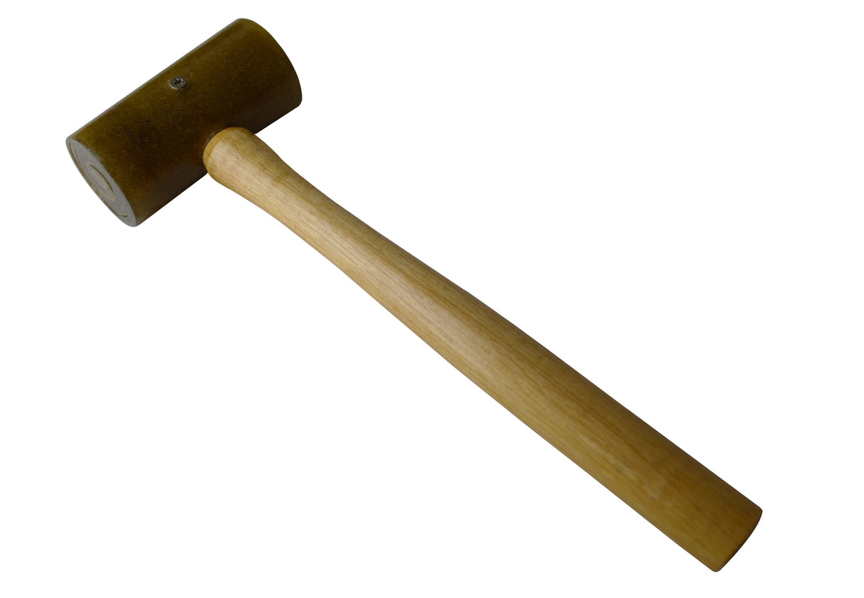 1-1/2" x 3" Rawhide Hammer Mallet by PMC Supplies