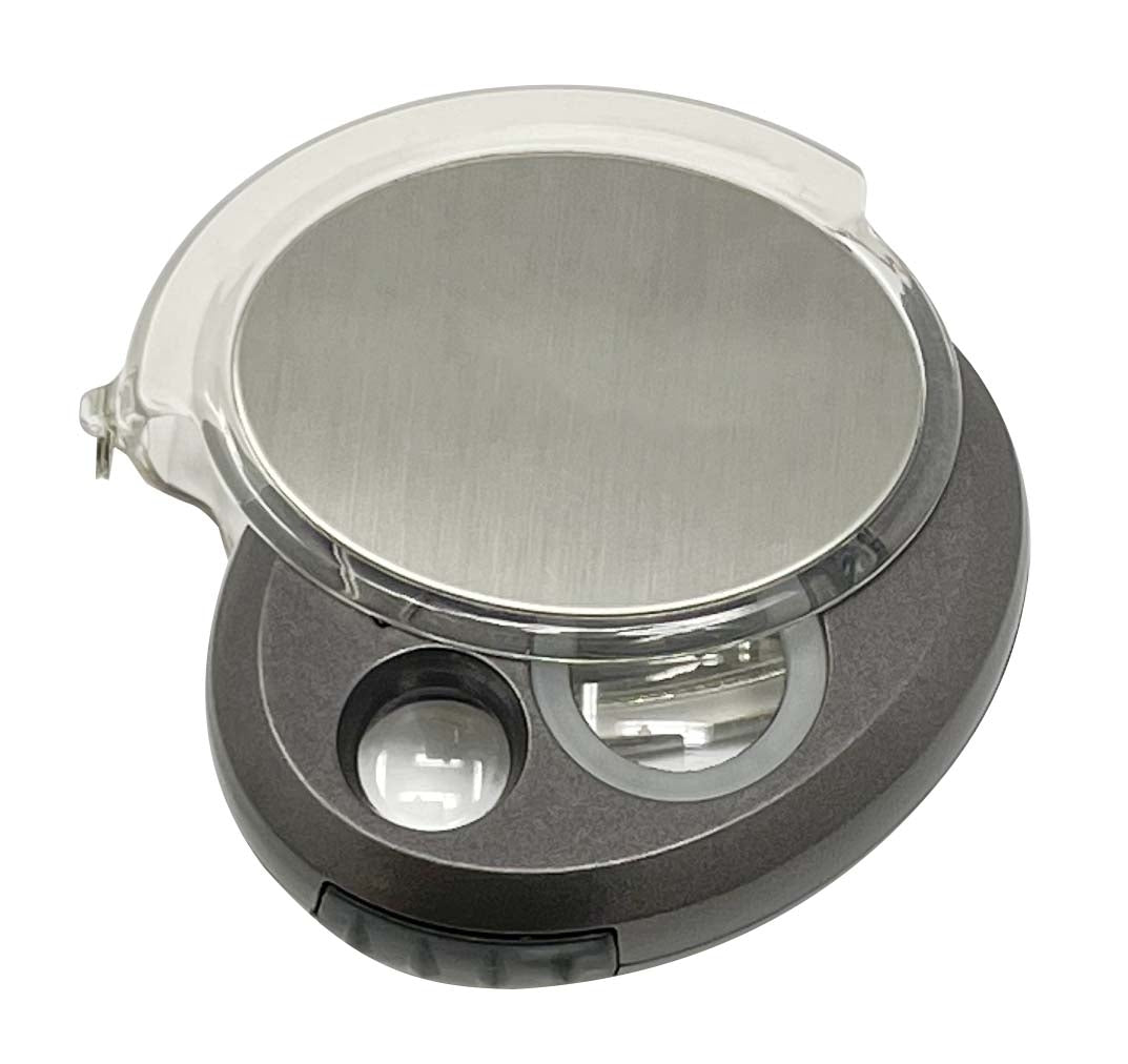 Double Lens & Lighted Loupe Triplet 10x and 14x Grey Black by PMC Supplies