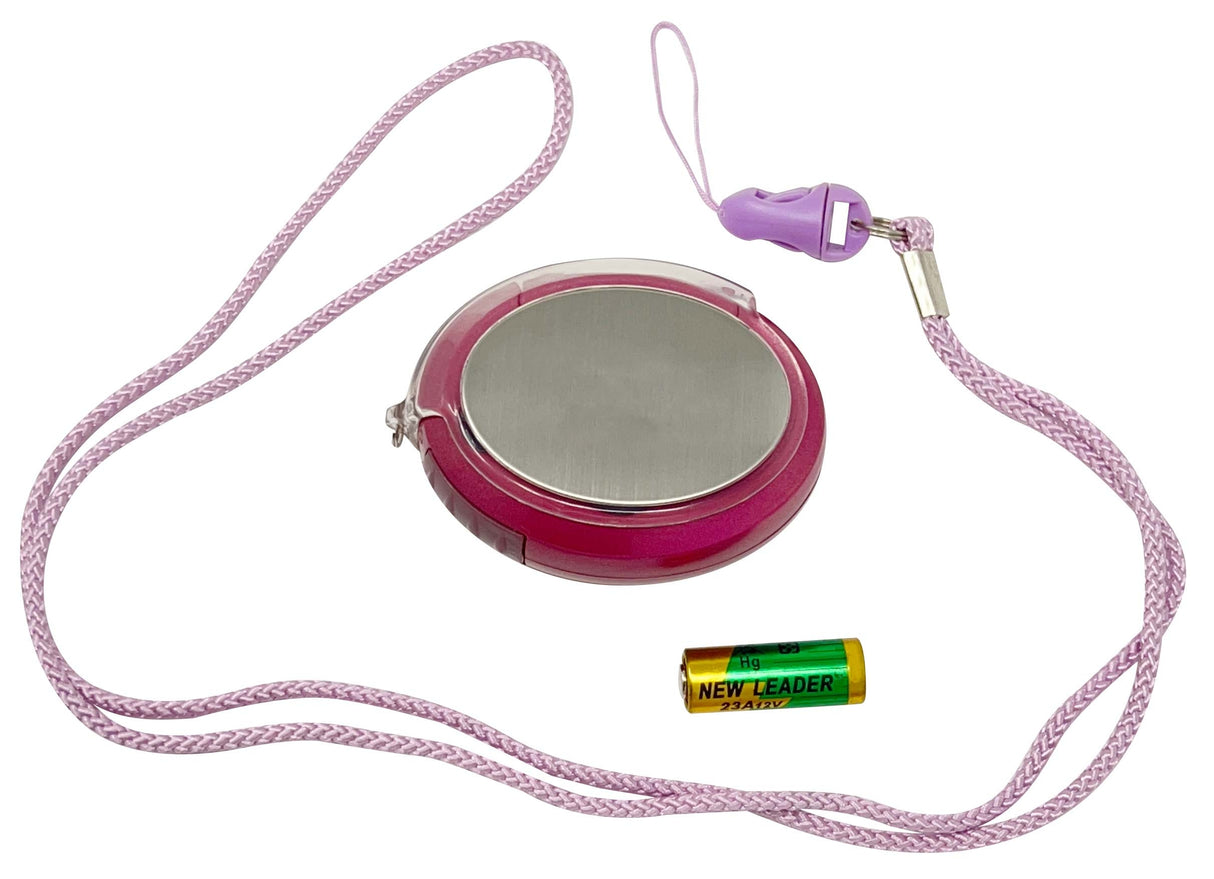 Double Lens & Lighted Loupe Triplet 10x and 14x Violet Red by PMC Supplies