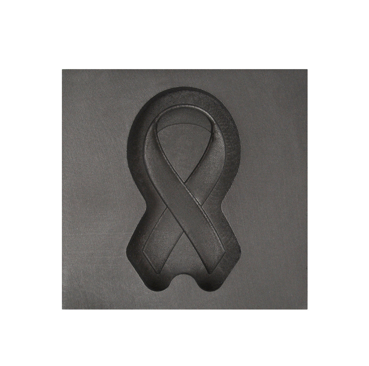 Small - Memorial Ribbon 3D Graphite Ingot Mold by PMC Supplies