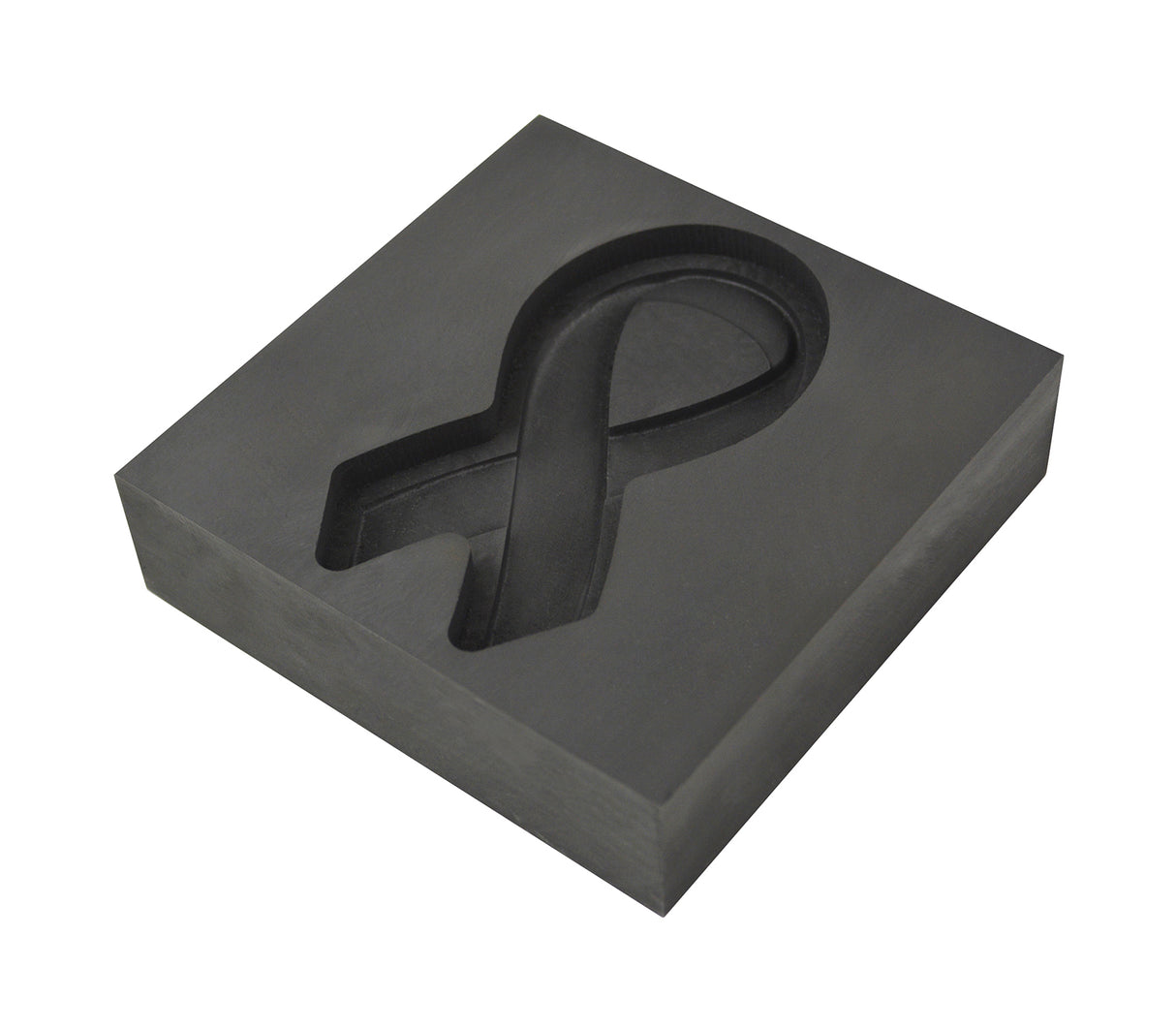 Large - Memorial Ribbon 3D Graphite Ingot Mold by PMC Supplies