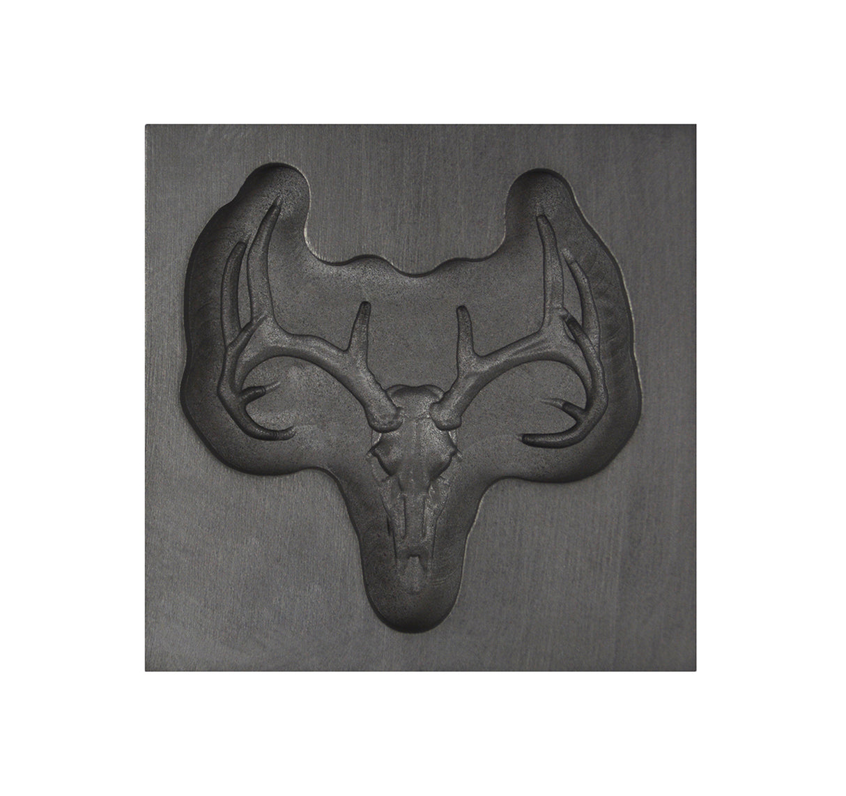 Small - Deer Skull 3D Graphite Ingot Mold by PMC Supplies