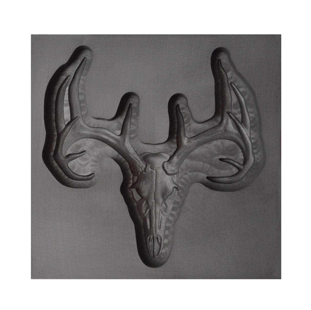 Large - Deer Skull 3D Graphite Ingot Mold by PMC Supplies