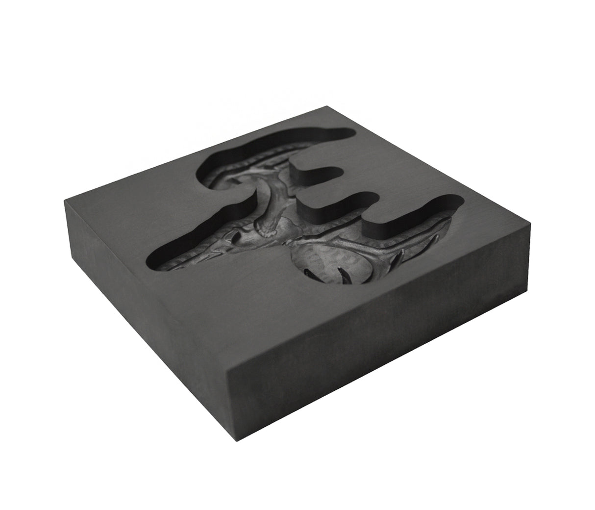Large - Deer Skull 3D Graphite Ingot Mold by PMC Supplies