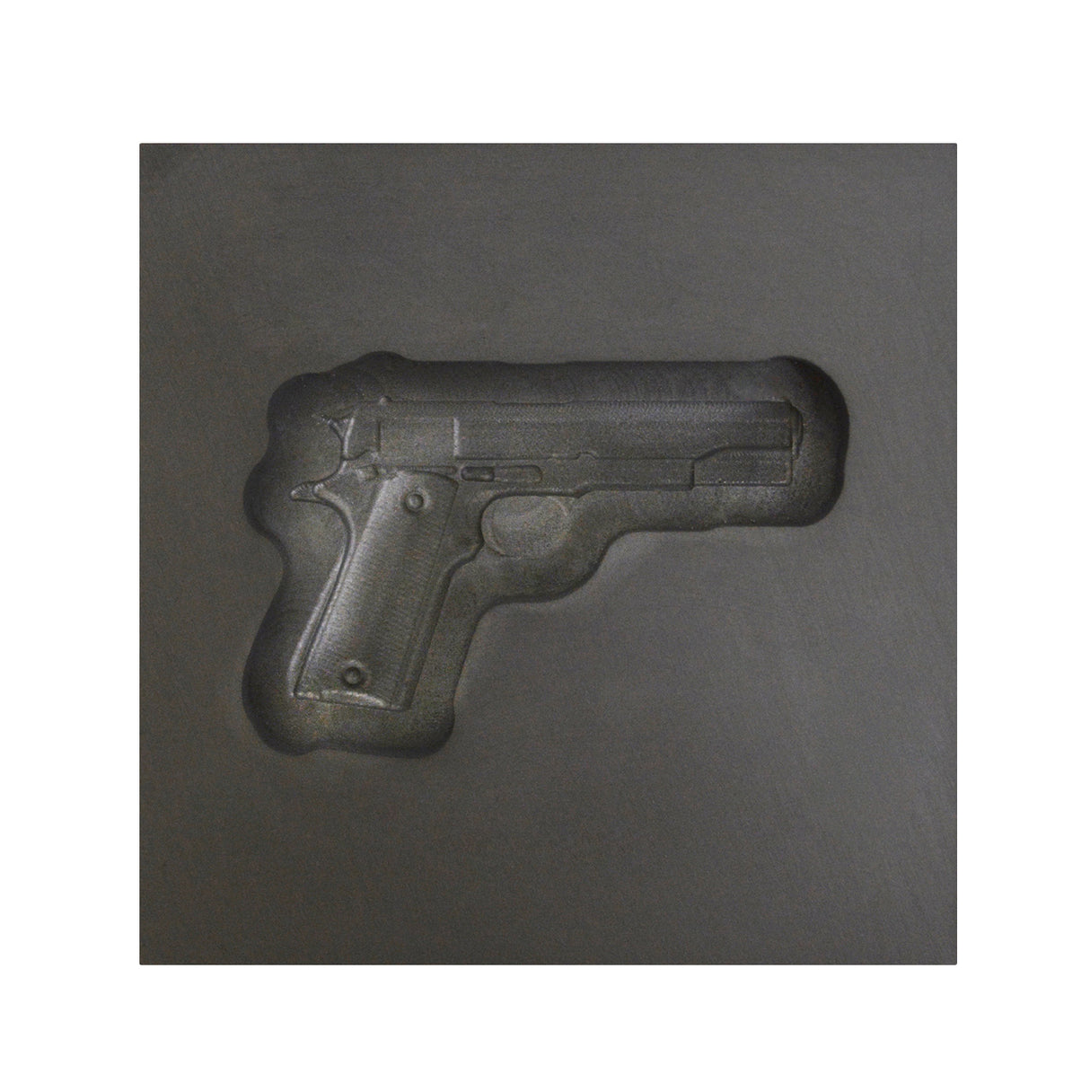 Medium - Gun 3D Graphite Ingot Mold by PMC Supplies