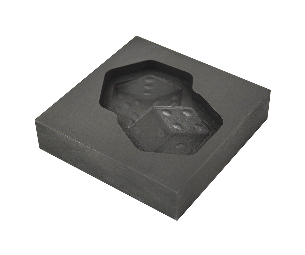 Small - Rolling Dice 3D Graphite Ingot Mold by PMC Supplies