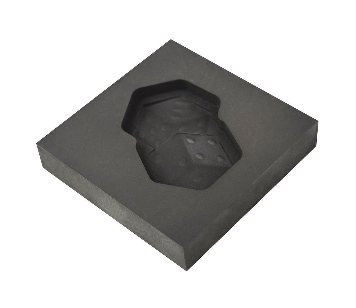 Medium - Rolling Dice 3D Graphite Ingot Mold by PMC Supplies