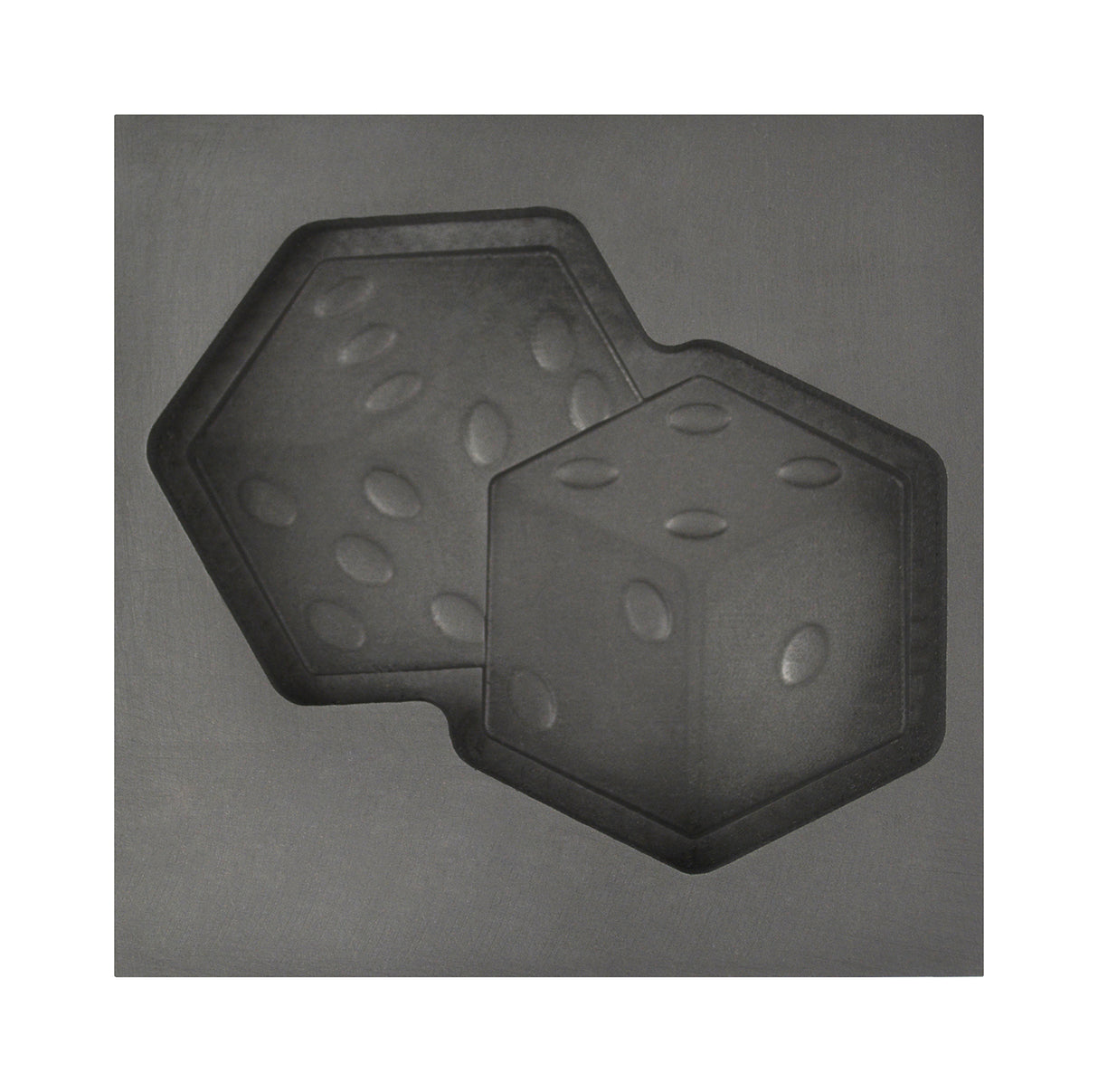 Large - Rolling Dice 3D Graphite Ingot Mold by PMC Supplies