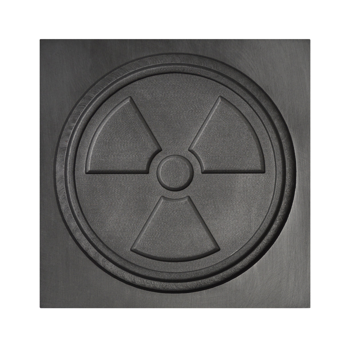 Large - Radiation Symbol 3D Graphite Ingot Mold by PMC Supplies