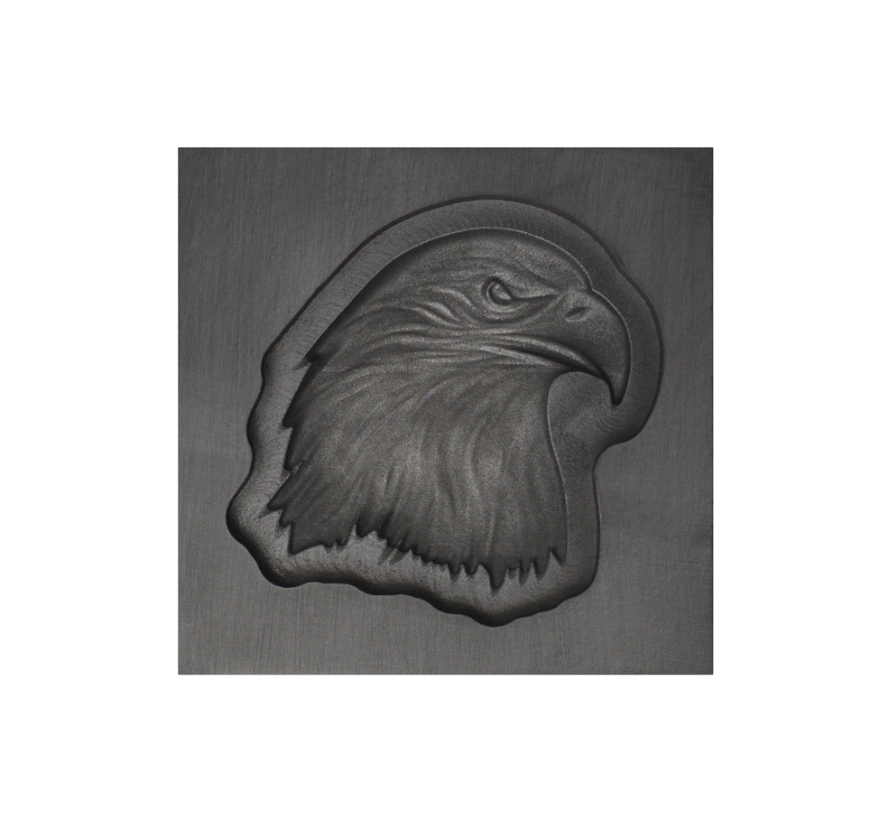 Small - Eagle Head 3D Graphite Ingot Mold by PMC Supplies