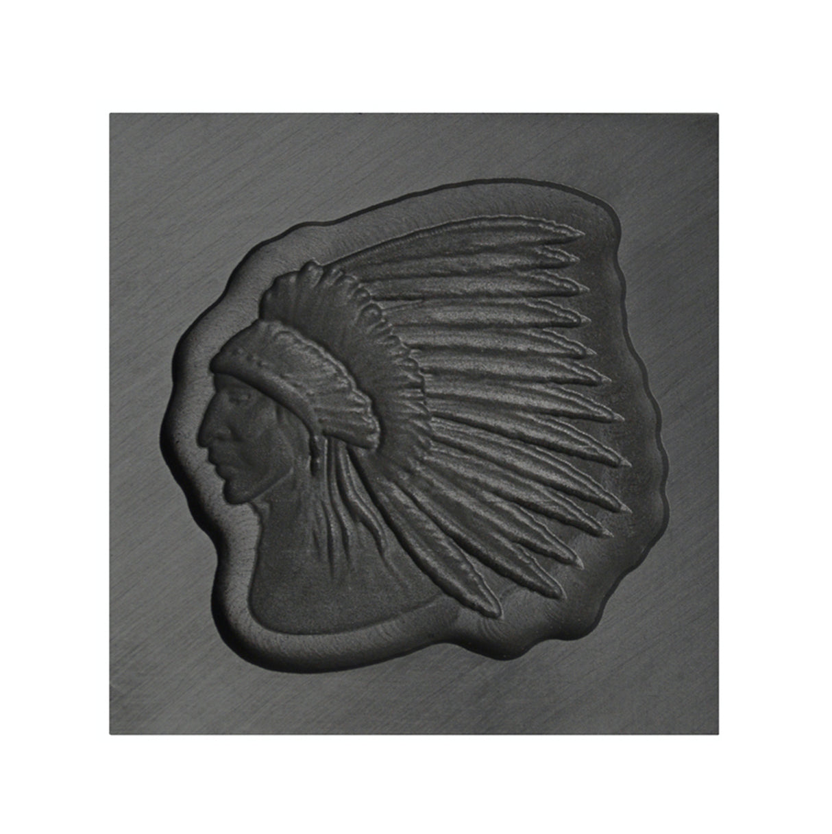 Medium - Chiefs Head 3D Graphite Ingot Mold by PMC Supplies