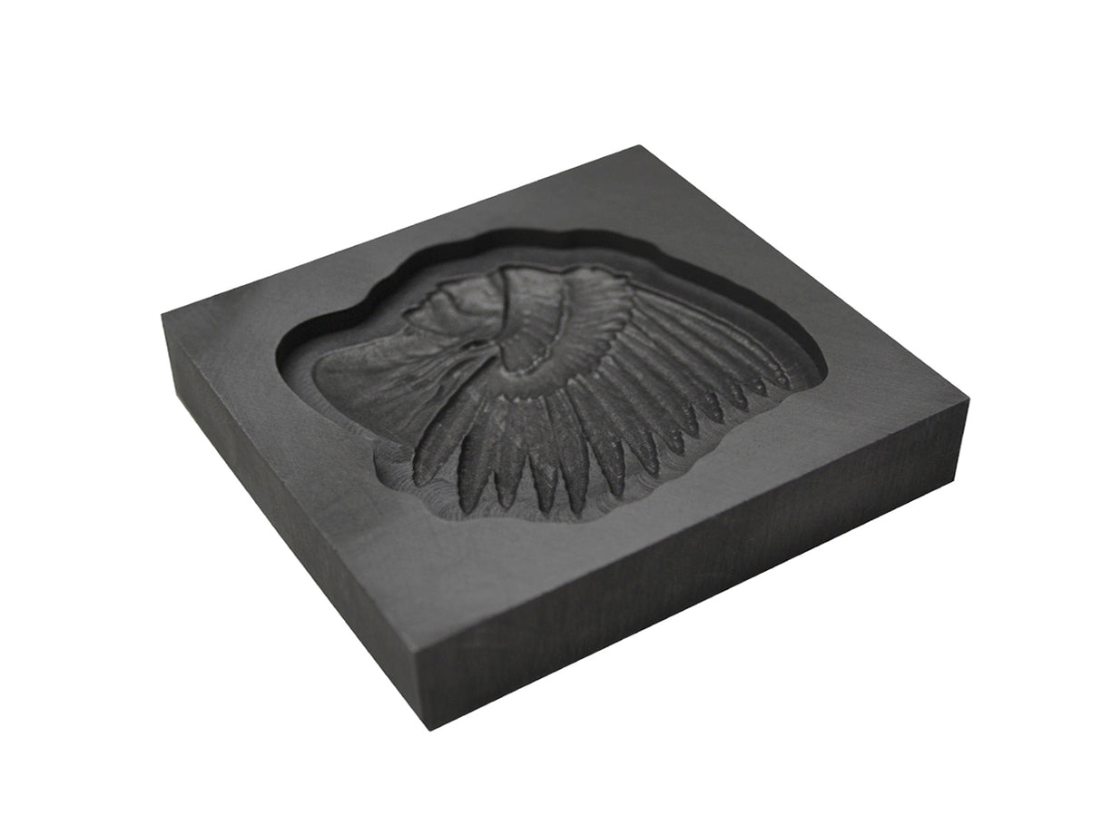 Medium - Chiefs Head 3D Graphite Ingot Mold by PMC Supplies