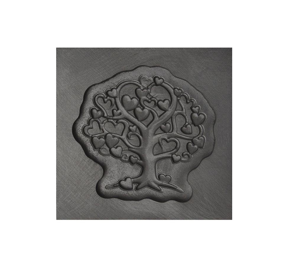 Small - Tree of Love 3D Graphite Ingot Mold by PMC Supplies