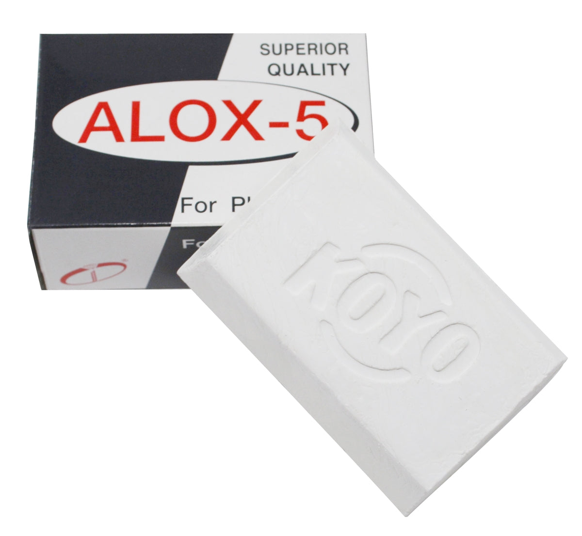 Alox-5 Platinum White Polishing Compound 80 Gram Bar by PMC Supplies