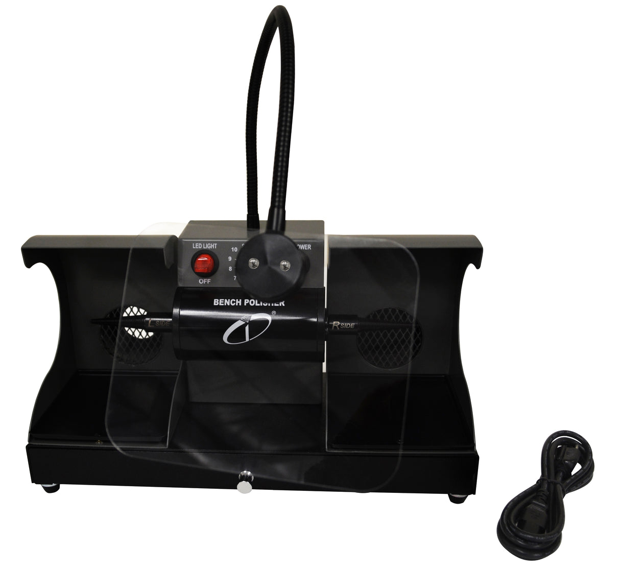 110/220V Bench Polisher Lathe with Tapered Spindles by PMC Supplies