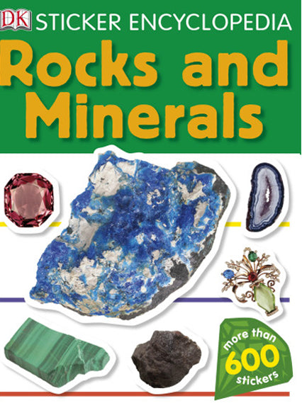 DK Rocks and Minerals Sticker Encyclopedia by PMC Supplies