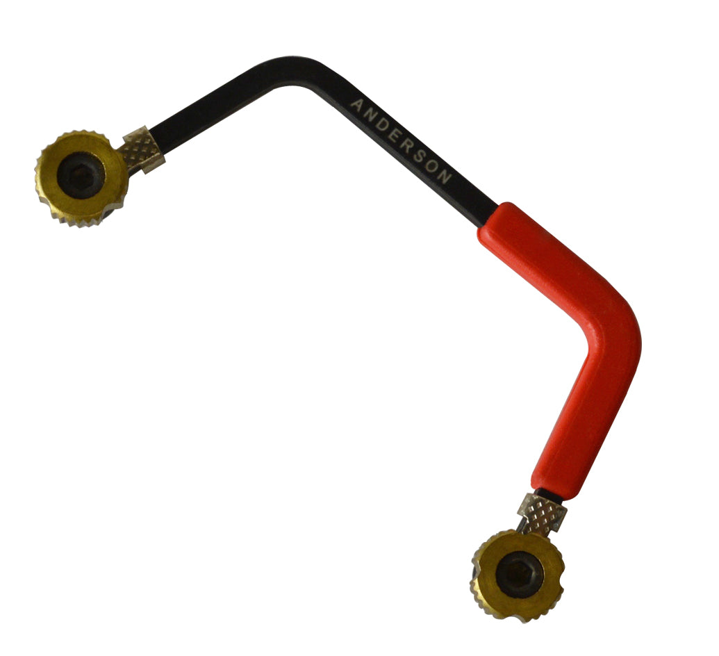 2-3/4" x 1" Anderson Micro Miniature Saw Frame - Red by PMC Supplies