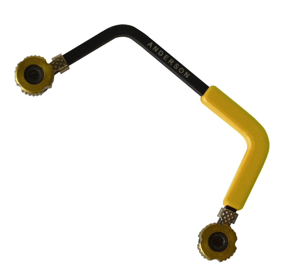 2-3/4" x 1" Anderson Micro Miniature Saw Frame - Yellow by PMC Supplies