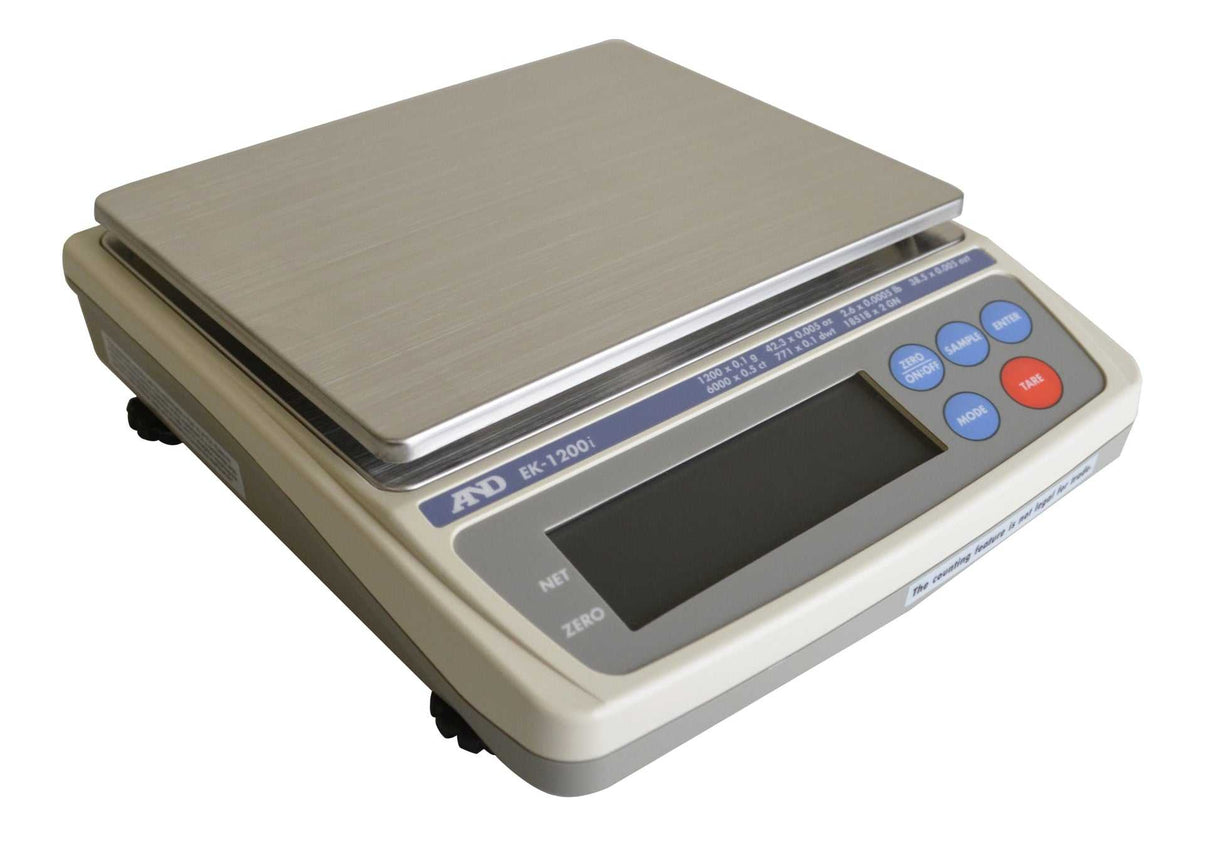 A&D Everest EK-1200i Series Electric Gold Scale - 1200G/0.1G by PMC Supplies
