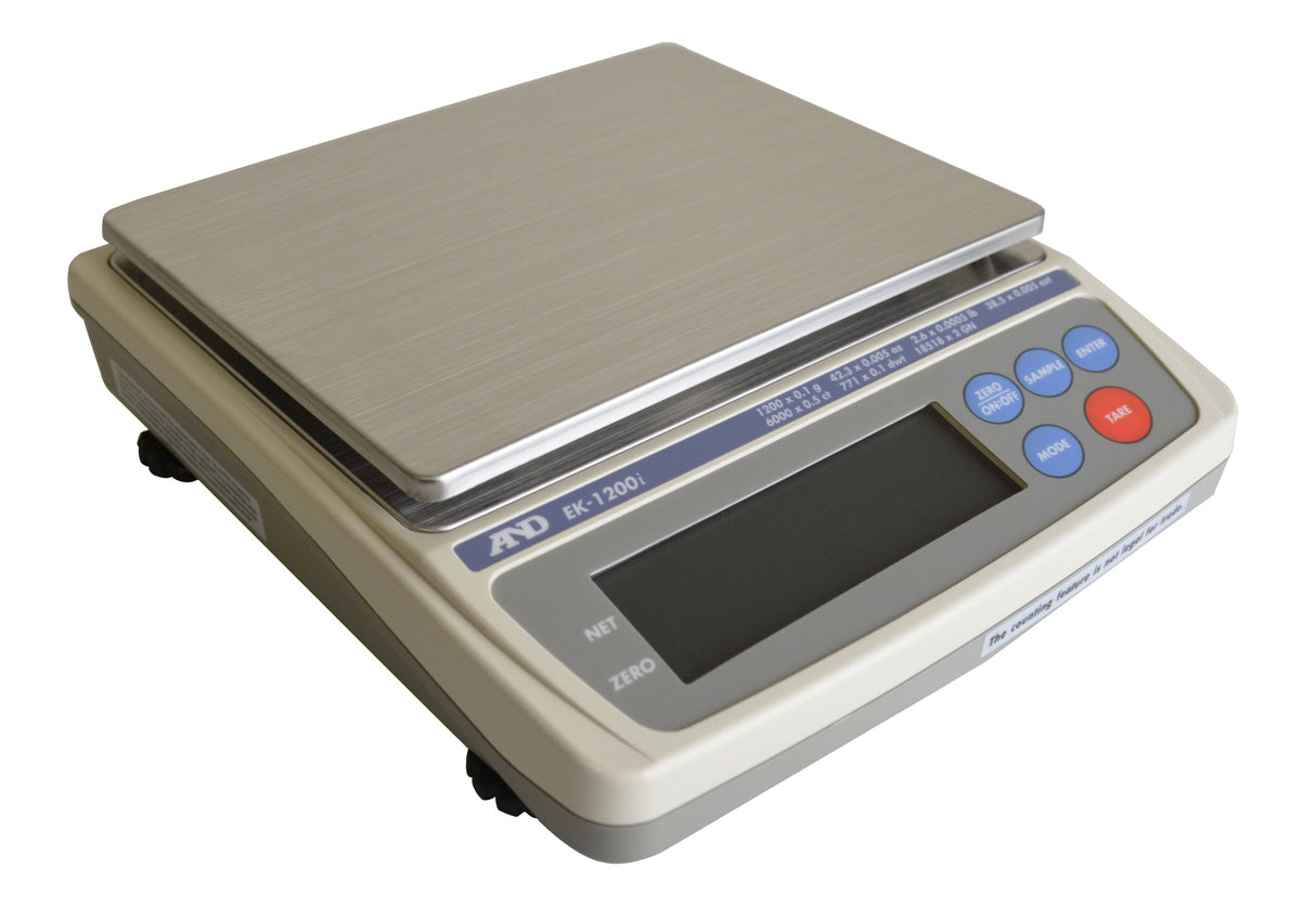 A&D Everest EK-1200i Series Electric Gold Scale - 1200G/0.1G by PMC Supplies