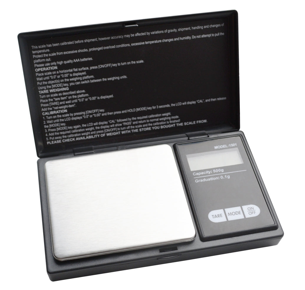 Professional Pocket Scale - 500G x 0.1G by PMC Supplies