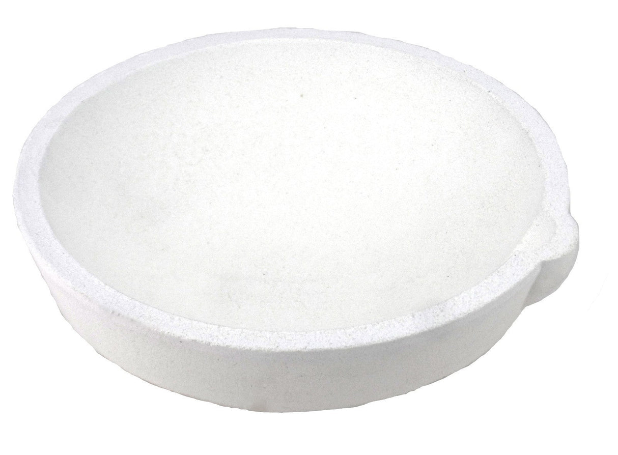 10 KG Ceramic Alumina Crucible for melting gold, silver, and copper with pour spout and heat resistance