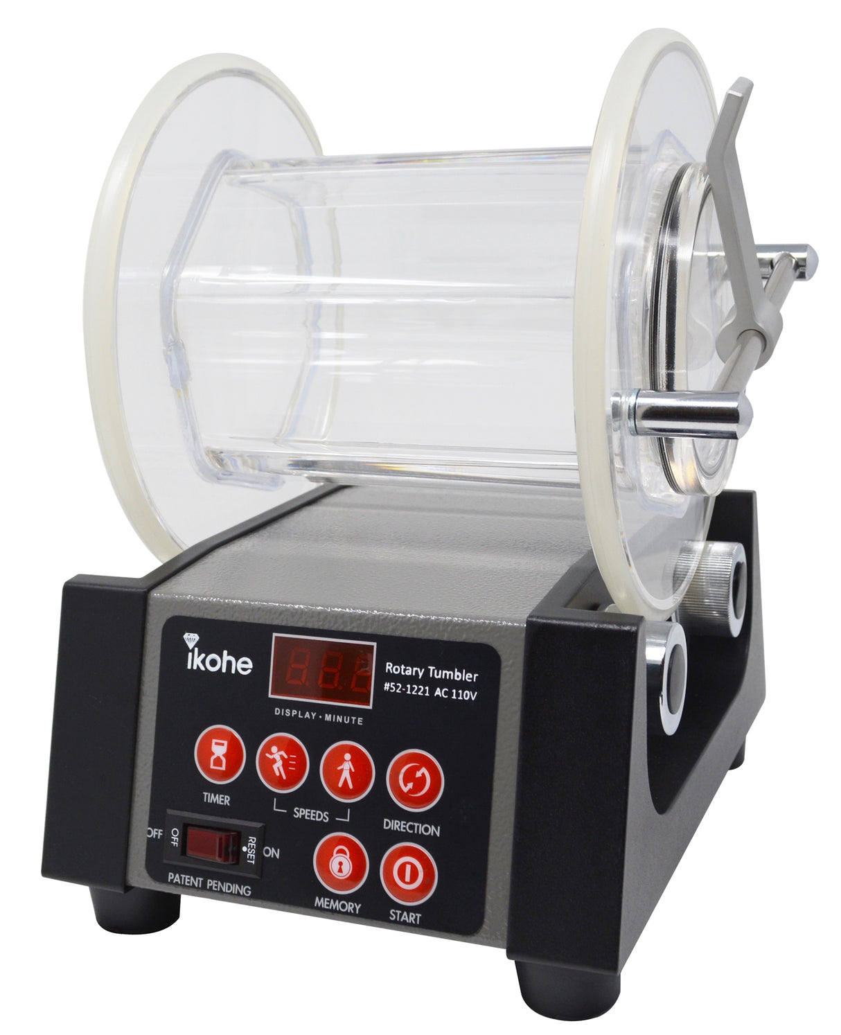 110V Programmable Rotary Tumbler - 1 Liter by PMC Supplies