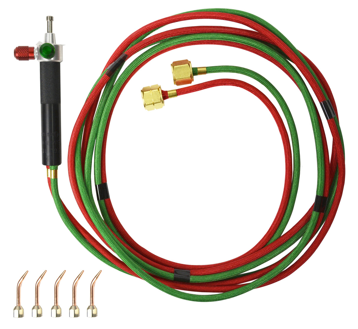 Smith Little Torch Kit Tips #2-6 European Connections for Acetylene Propane Natural Gas MAPP & Hydrogen Model 249-048A by PMC Supplies