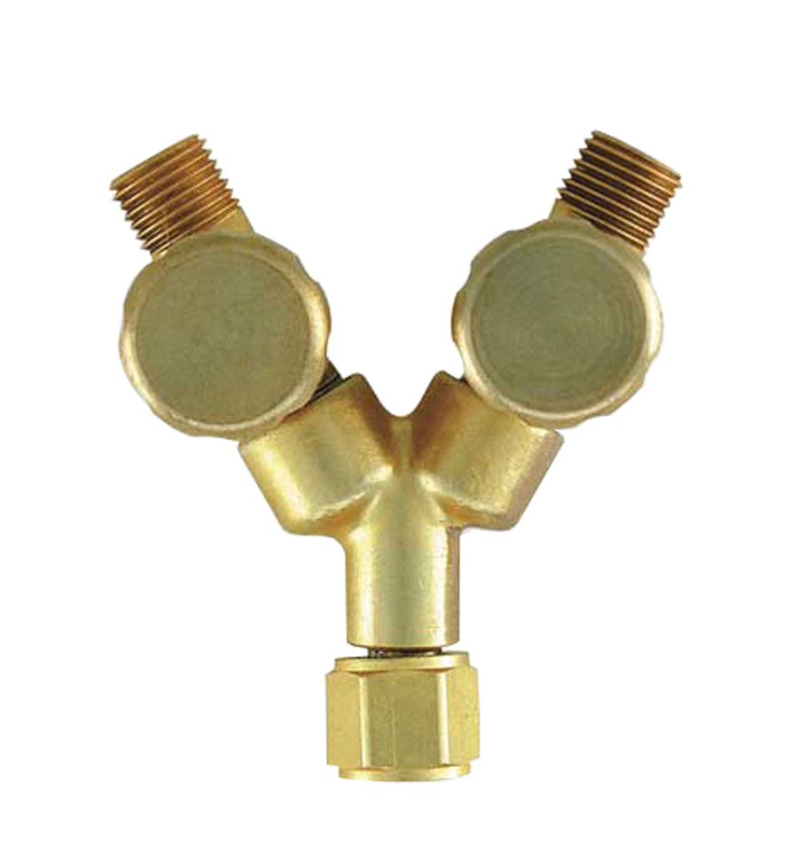 Smith Two Hose Manifold for Oxygen 9/16" RH by PMC Supplies