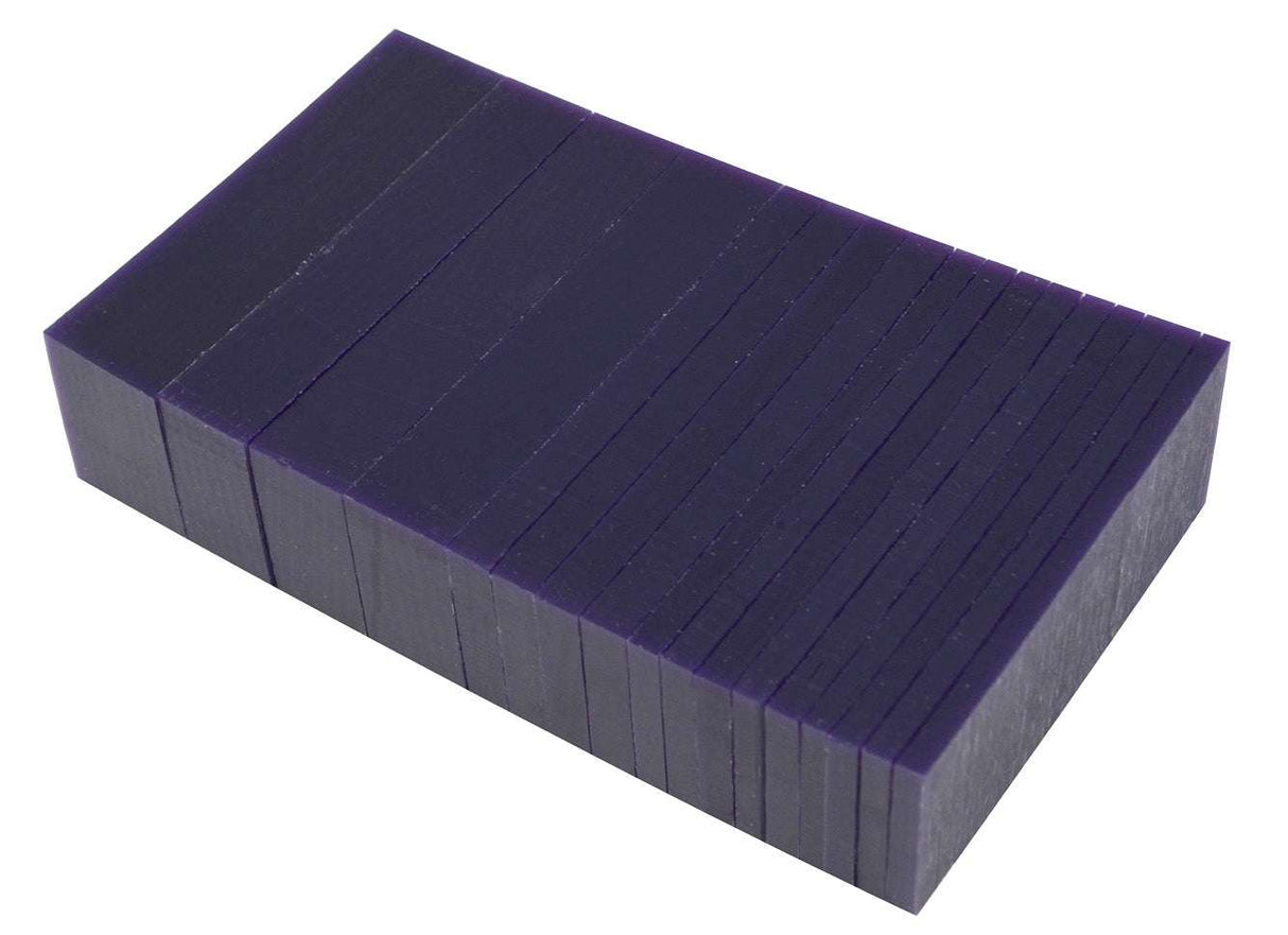 Ferris File-A-Wax purple assorted wax slices 1 lb block for carving and lost-wax casting