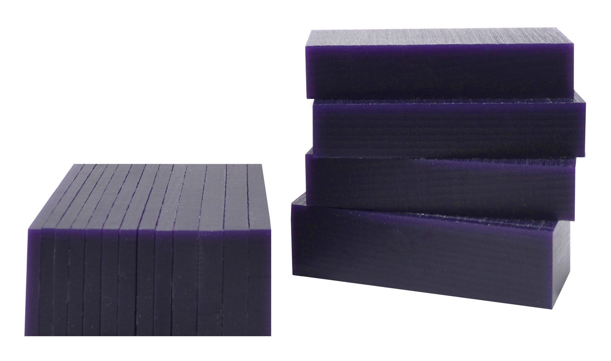 Ferris File-A-Wax Purple Assorted Wax Slices - 1 Lb by PMC Supplies