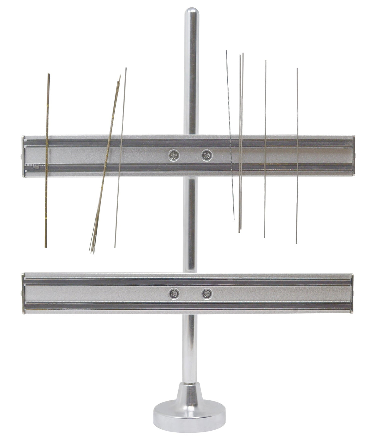 GK Smart Bench magnetic arms holding gravers and screwdrivers for organized tool access