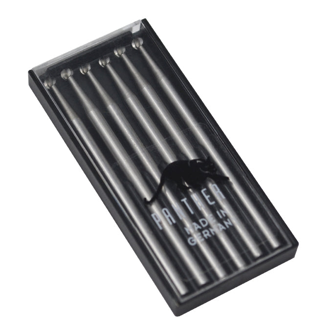 6-piece Panther™ Round Burs set 2.6mm for dental precision shaping and finishing