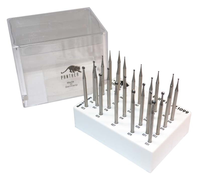 24-Piece Panther™ Ball Bur Set by PMC Supplies
