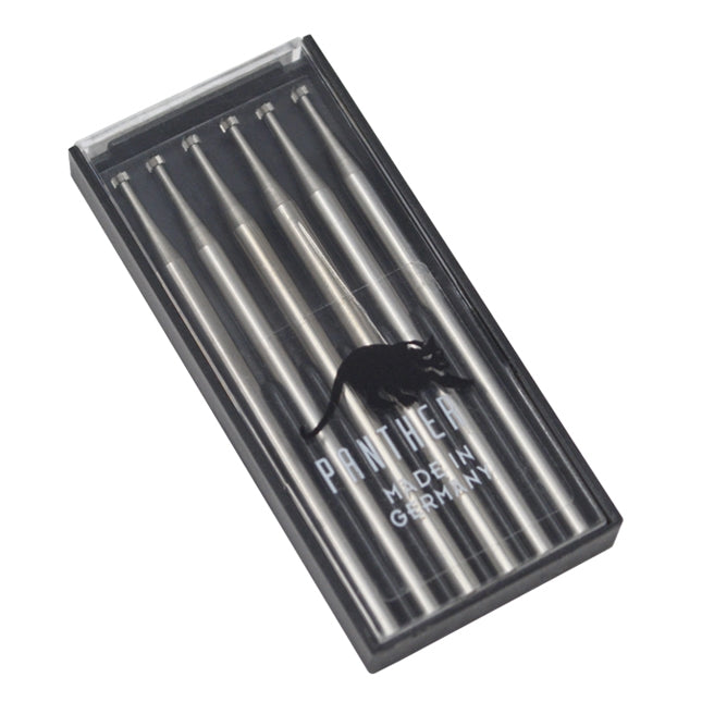 6-piece Panther™ Stone Setting Burs set 1.6mm diameter for precise jewelry stone setting