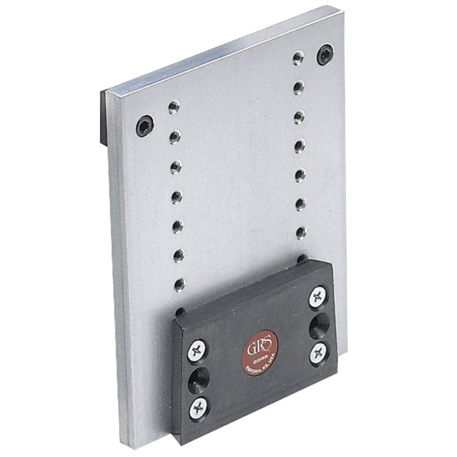 GRS BenchMate Adjustable Height Bracket for precision tool positioning and ergonomic bench setup