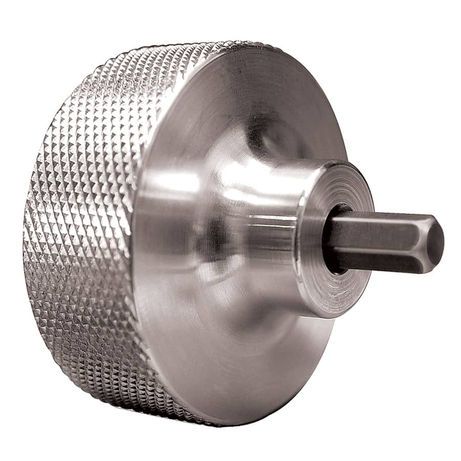 GRS 1/4" Hex Key with knurled handle for engraving blocks precision adjustments