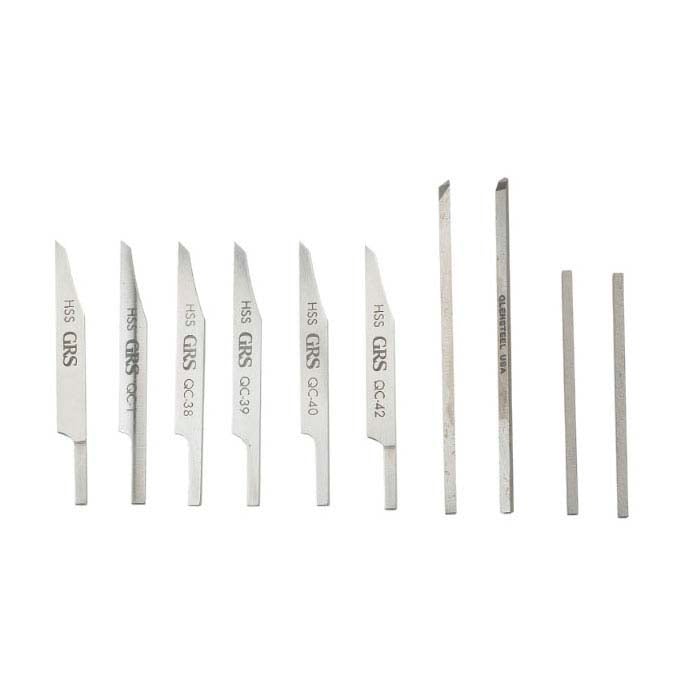 GRS Engraver's Graver Assortment high-speed steel engraving tools with ergonomic handles for precise metal and jewelry engraving