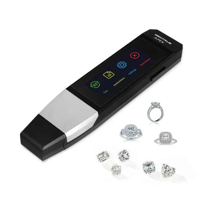 GemTrue Apex Tester handheld gemstone detector for diamonds and simulants with USB-C charging