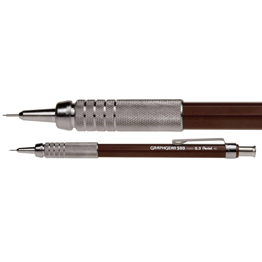 GRS 024-007 Graphgear 500 Pencil 0.3mm precision mechanical drafting pencil for fine lines and technical drawings
