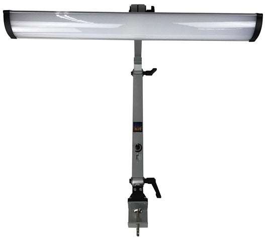 Arbe JFL-155LEB LED Task Lamp with 144 LEDs, 3200 lumens, dimmable light, and USB charging port for precision work.