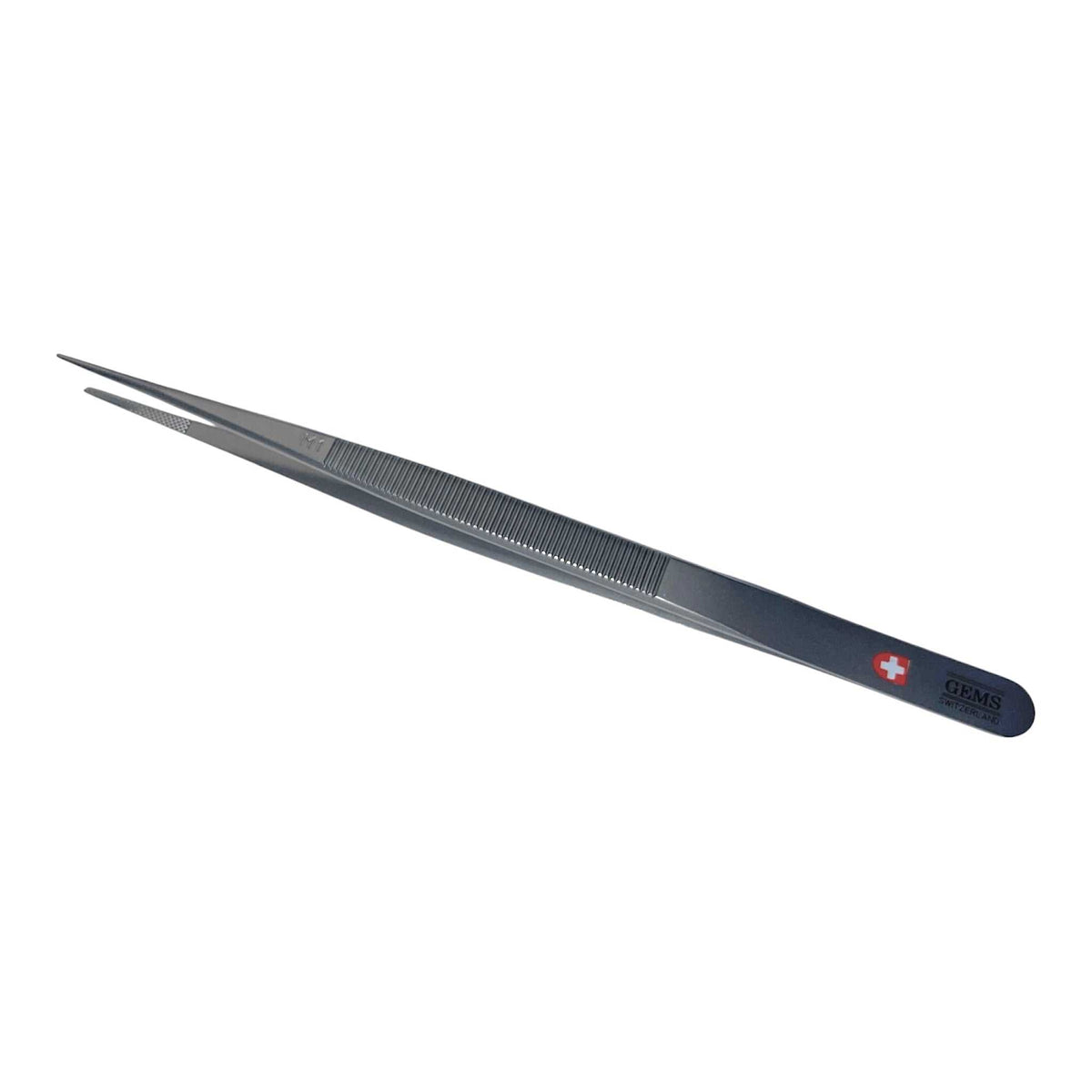 Swiss Diamond Tweezers Grooved Matte – M1 .9mm, L1 1.2mm, XL1 1.8mm, XXL1 2.4mm 🇨🇭