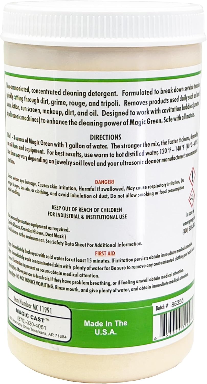 Magic Green Ultrasonic Cleaner - 24 oz