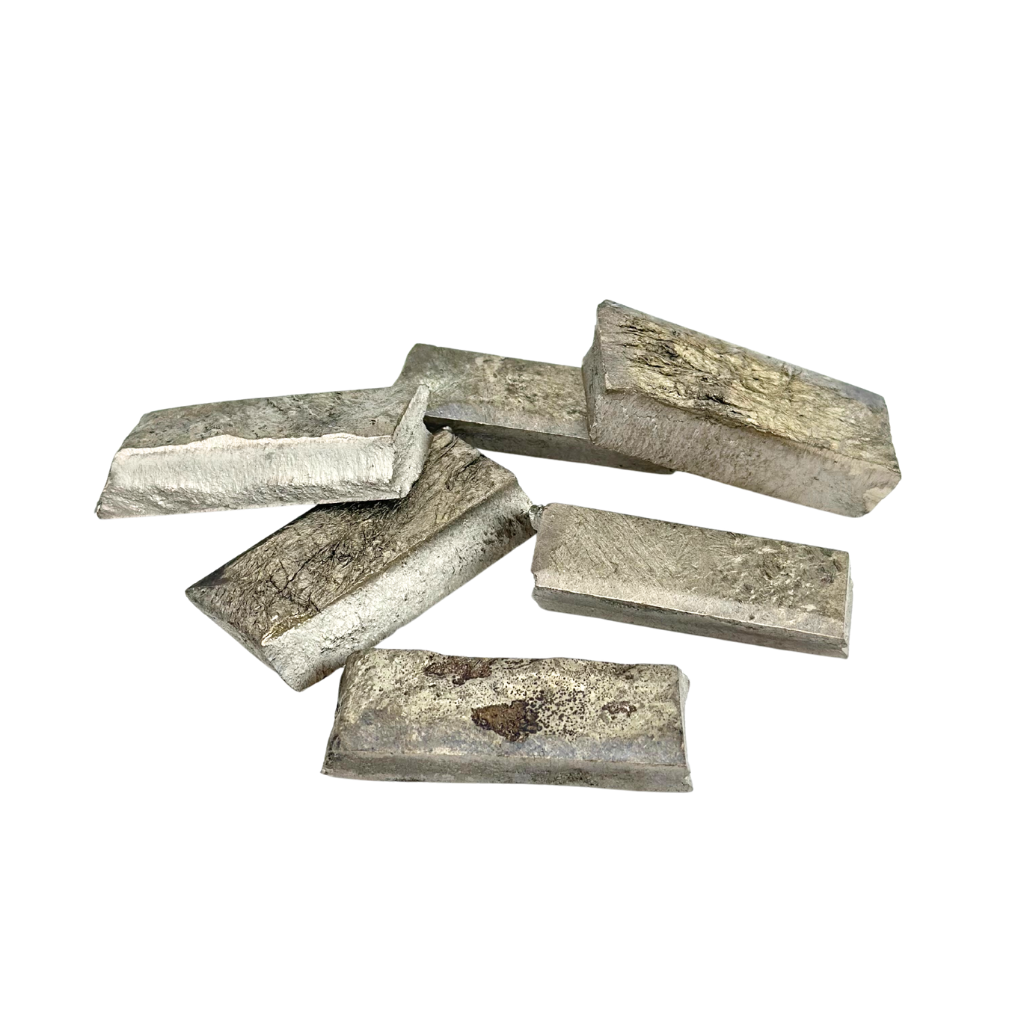 White Bronze Alloy – 2" Cut Bars (Sold in 1, 2, 5, or 10 lb Bags)