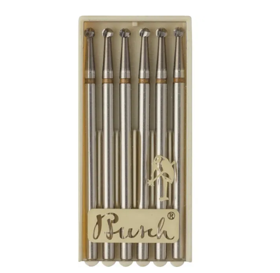Busch® Round Burs Fig. 1 2.20mm (Pack of 6) PMC Supplies