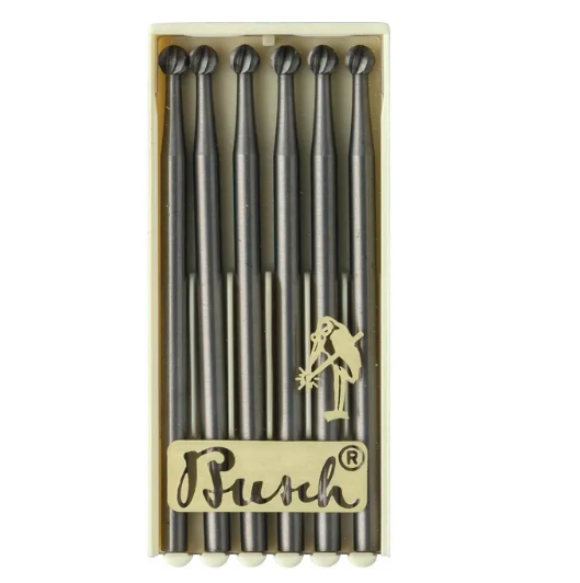Busch® Round Burs Fig. 1 – 2.70mm (Pack of 6)