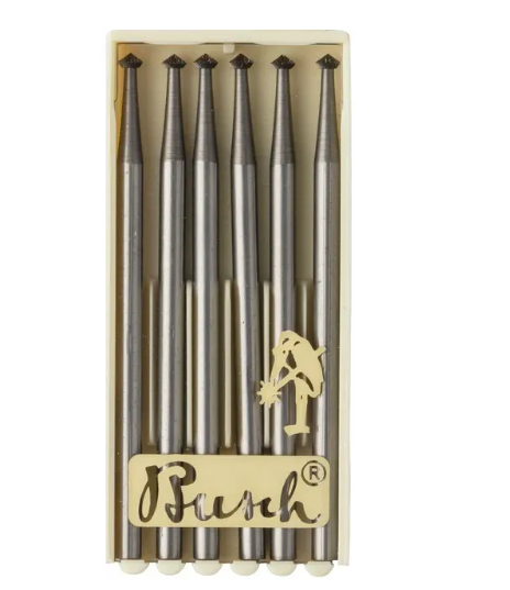Busch® Hart 90° Burs Fig. 156 (Pack of 6)