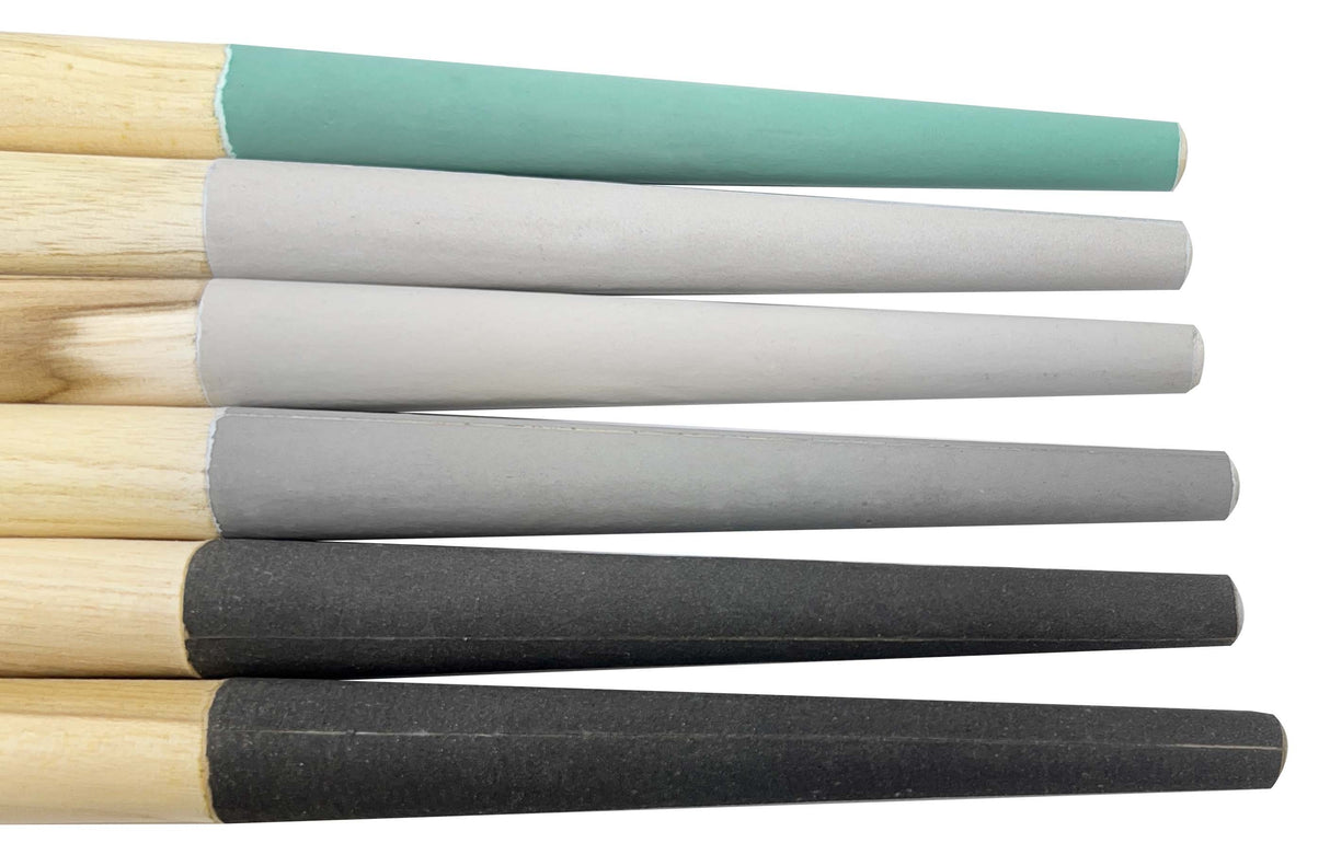 Round Sanding Sticks - Set of 6 by PMC Supplies